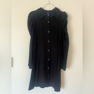 Black Zara Long-Sleeve Dress